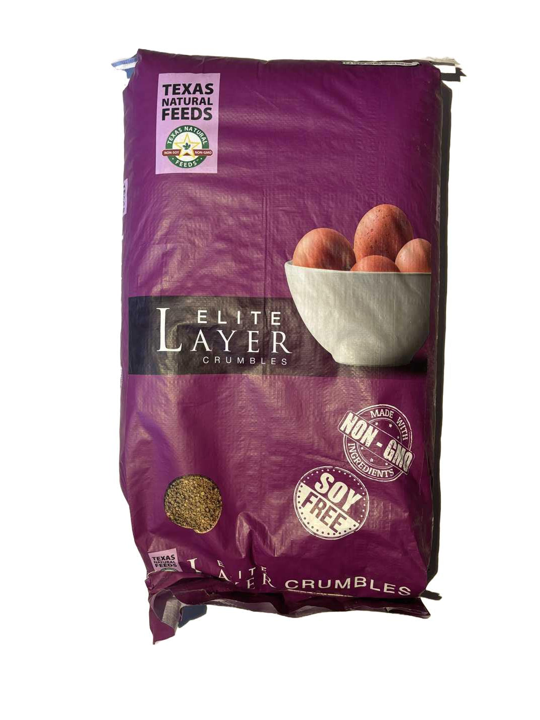 Texas Naturals Elite Layer Crumbles 18%