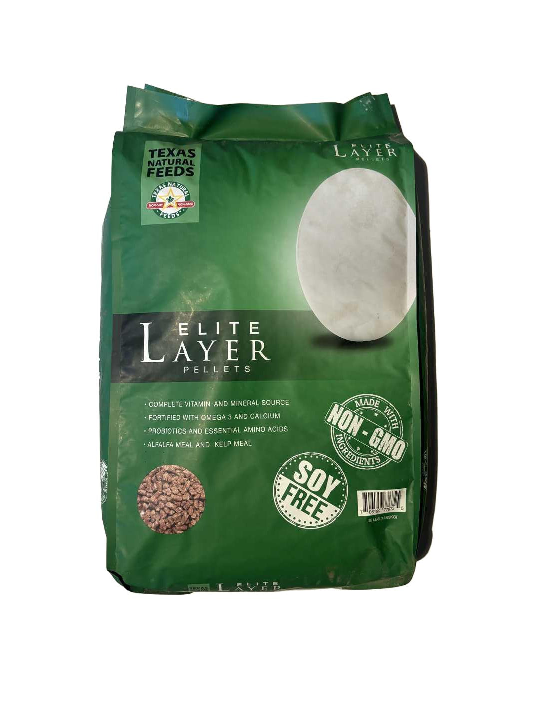 Texas Naturals Elite Layer Pellets 18%